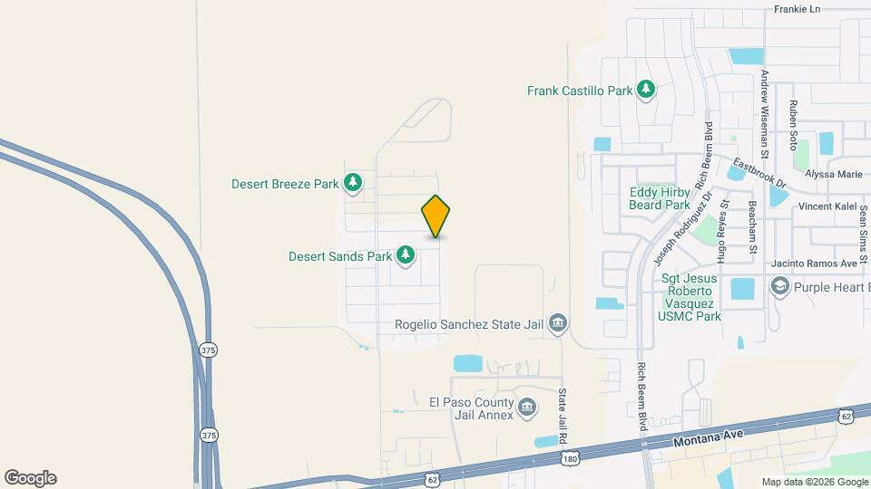 12365 Desert Vista Ave Map and Location Details