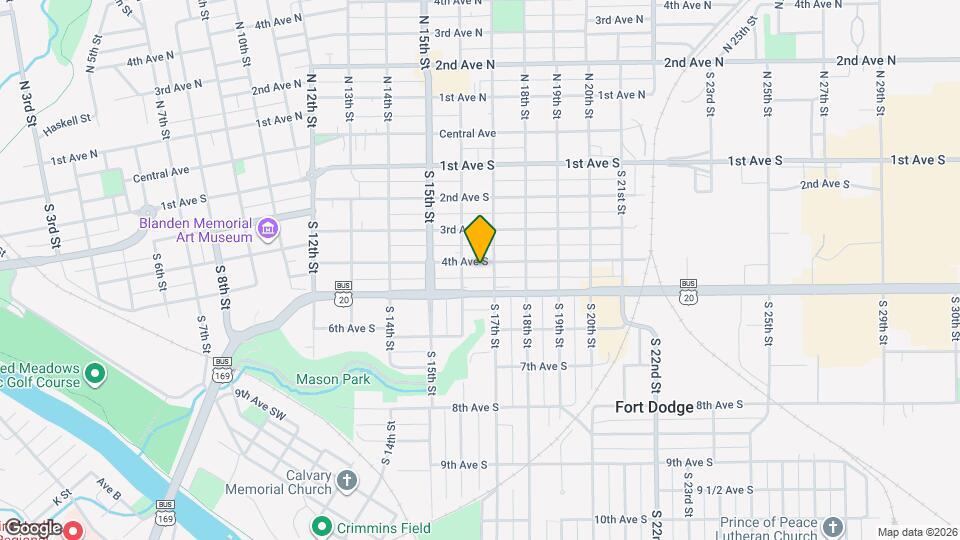 1617 4th Ave S Map and Location Details