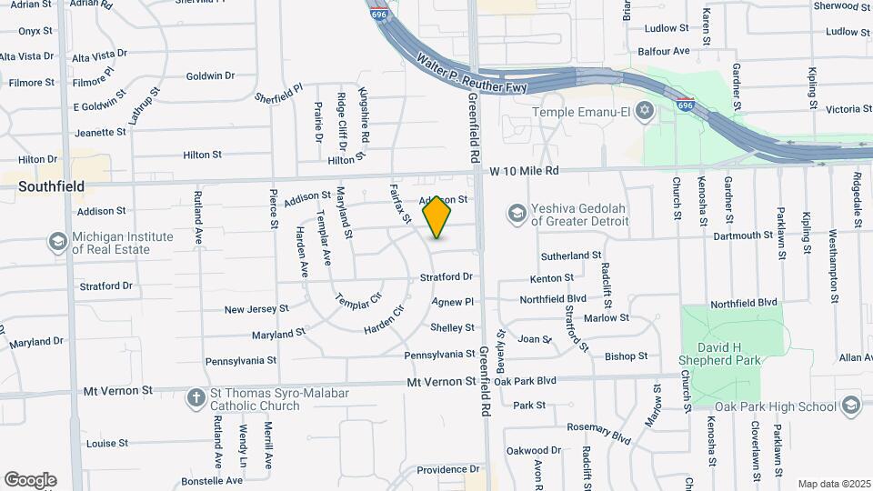 15640 Arbor Pl Map and Location Details