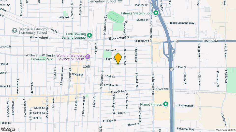 329 E Pine St Map and Location Details