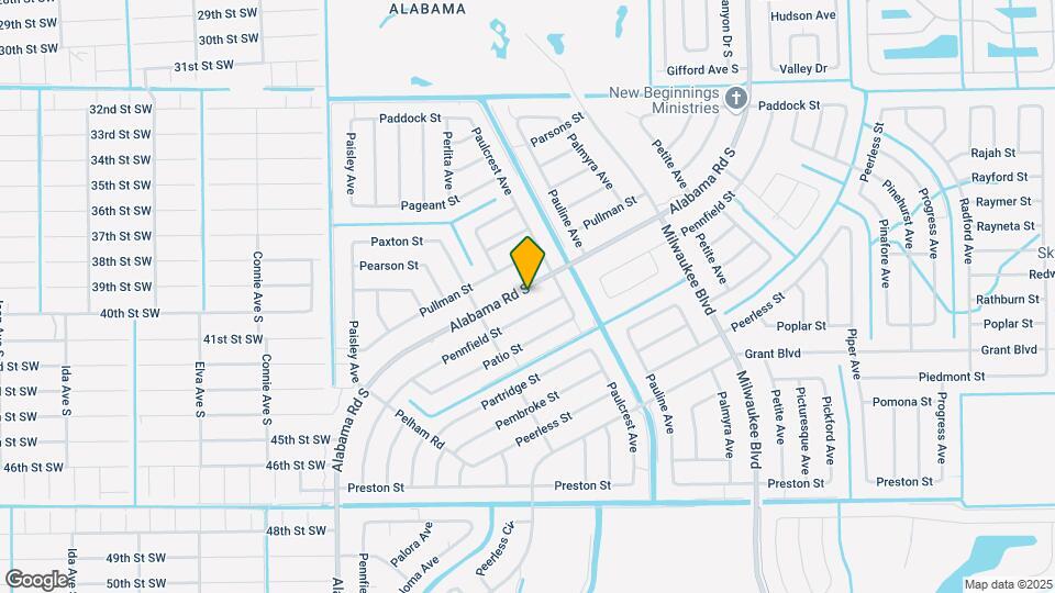 736 Alabama Rd S Map and Location Details