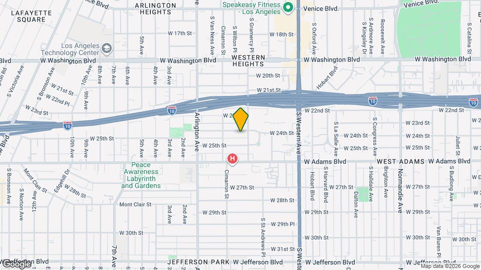 2170 W 24th St Map and Location Details
