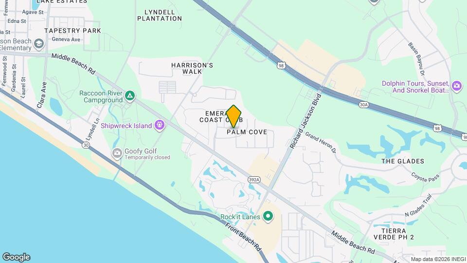 11741 Seashore Ln Map and Location Details