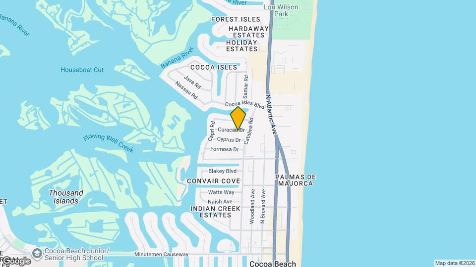 228 Curacau Dr Map and Location Details