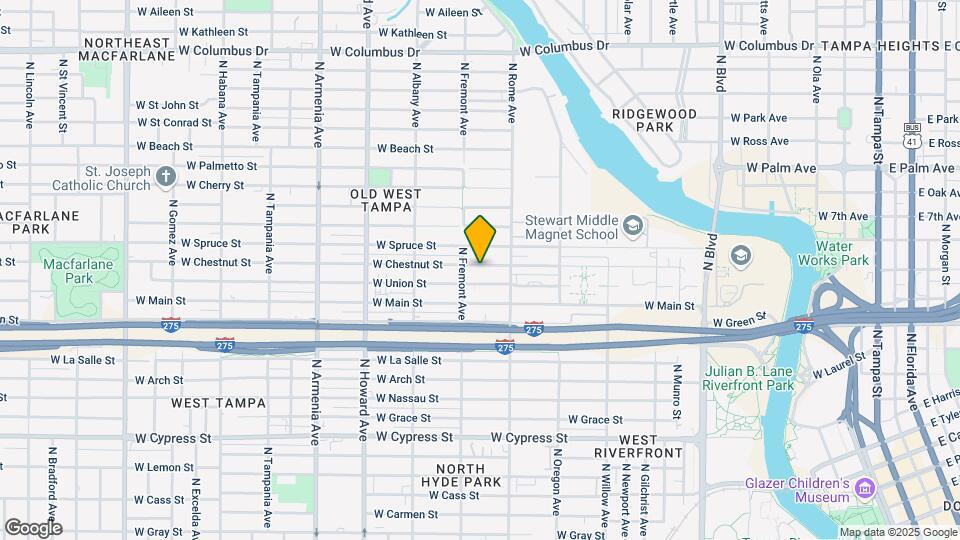 1722 W Chestnut St Mapa y Detalles de la Ubicación