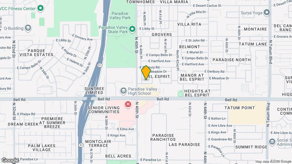 4034 E Anderson Dr Map and Location Details