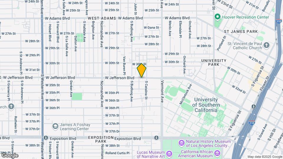 1296 W Jefferson Blvd Map and Location Details