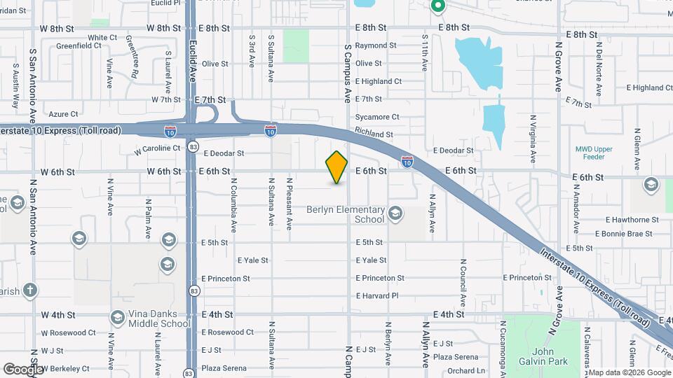 648 E La Deney Dr, Unit La Deney Mapa y Detalles de la Ubicación