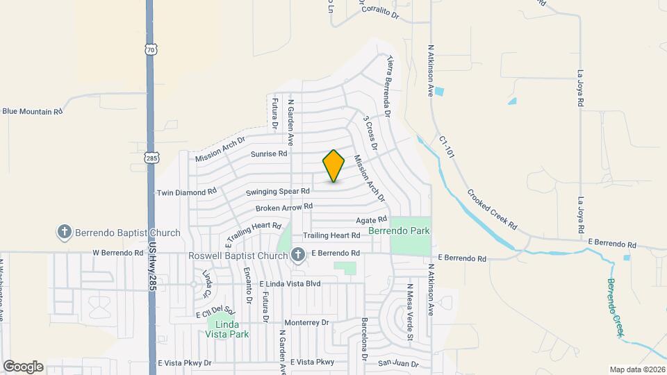 831 Swinging Spear Rd Map and Location Details