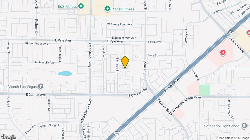 1564 Stone Valley Ave Mapa y Detalles de la Ubicación