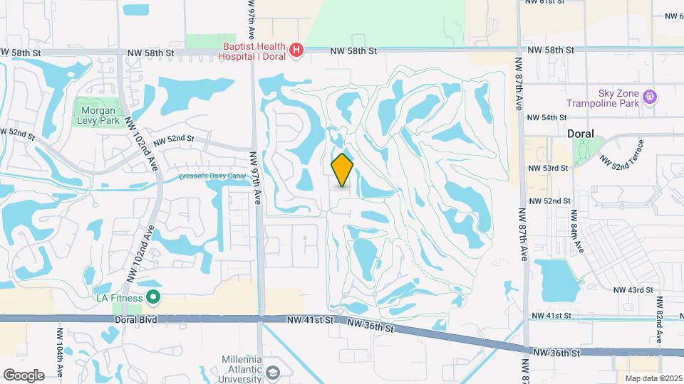 9318 NW 50th Doral Cir S Map and Location Details