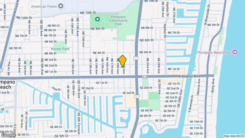 23 NE 19th Ave Mapa y Detalles de la Ubicación