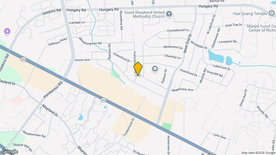 9131 Mapleview Ave Map and Location Details