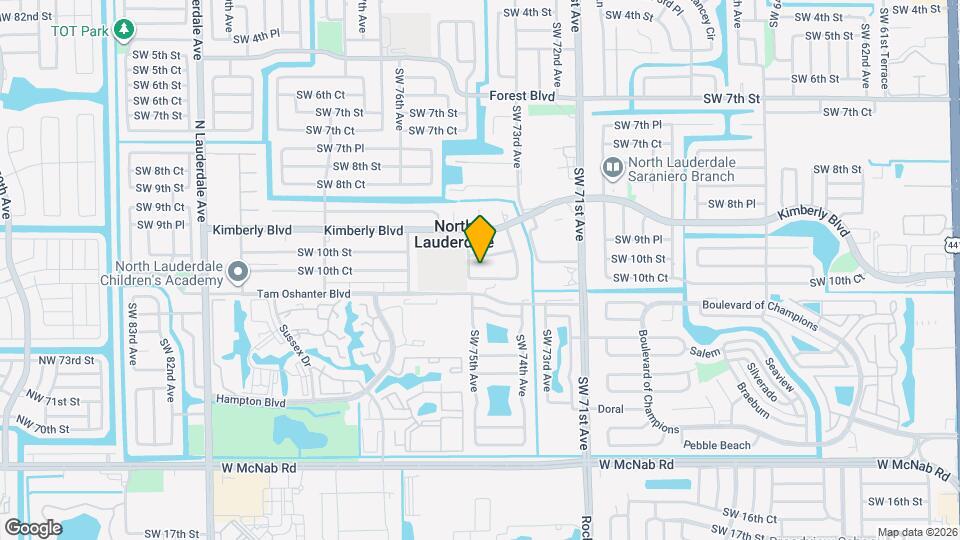 7481 SW 10th Ct Map and Location Details