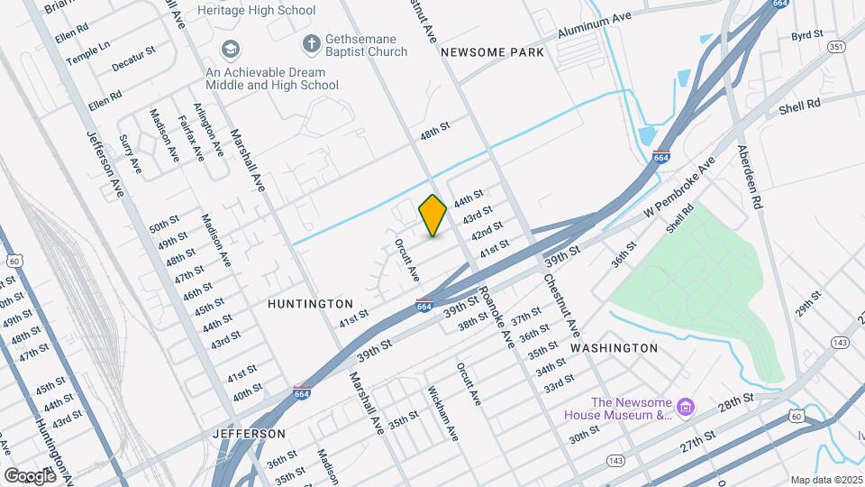 1026 43rd St Map and Location Details