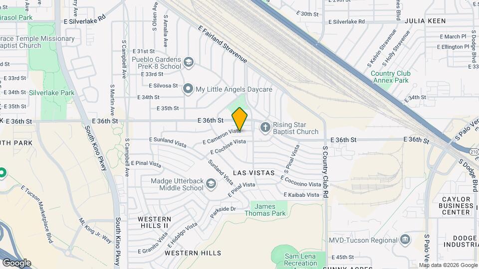 2518 E Cameron Vista Map and Location Details