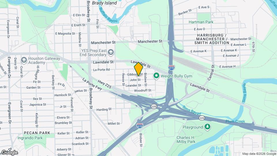 1307 Boulder St Map and Location Details