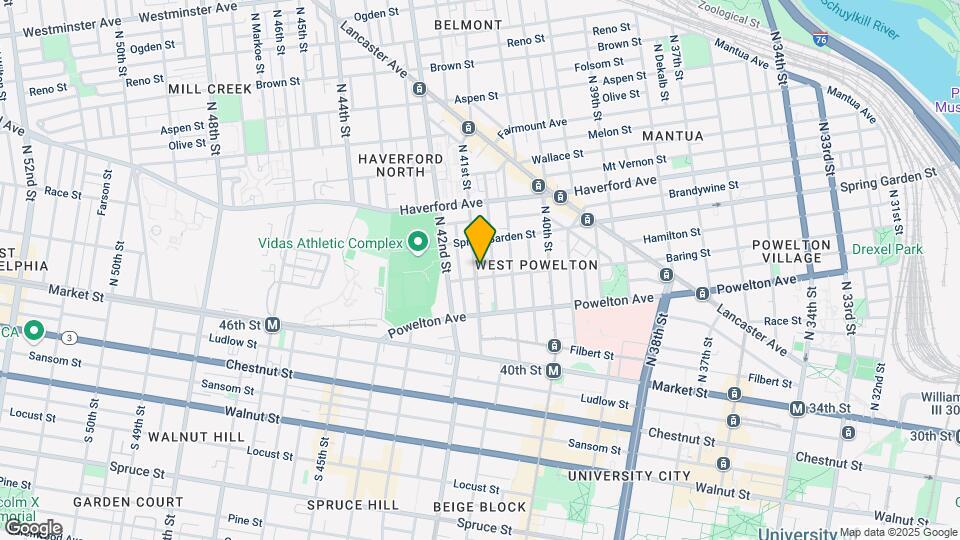 409 N 41st St Map and Location Details