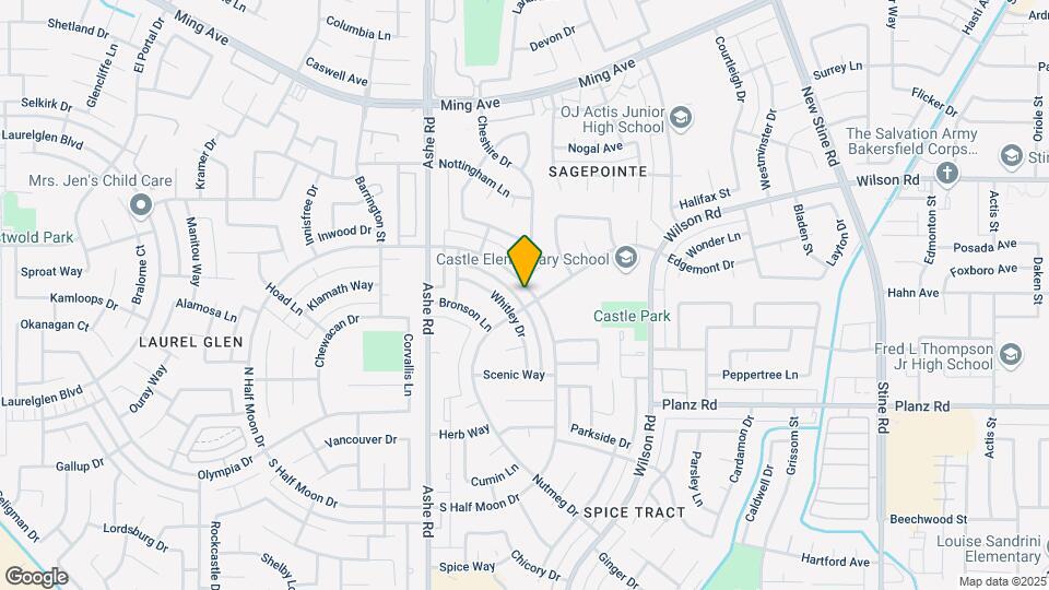 2917 N Half Moon Dr Map and Location Details
