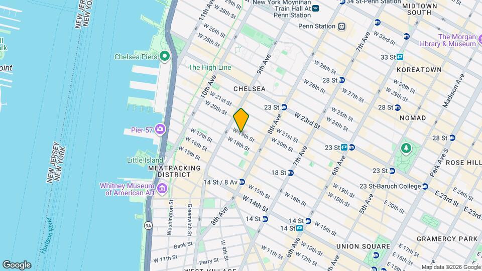 340 W 19th St, Unit Apt 21 Mapa y Detalles de la Ubicación