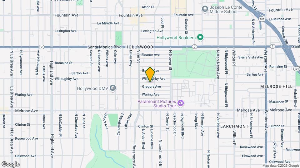 5919 Gregory Ave Mapa y Detalles de la Ubicación