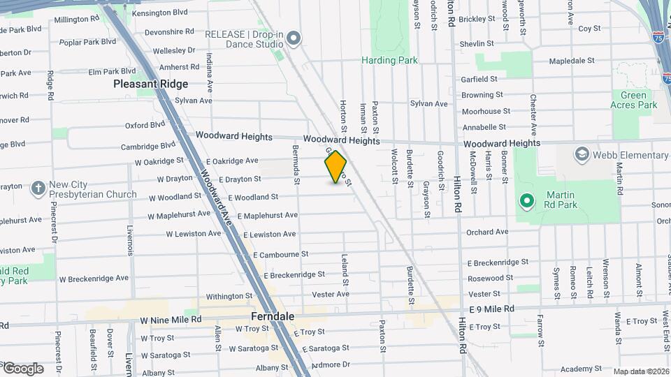 525 E Woodland St, Unit Apt. D Mapa y Detalles de la Ubicación