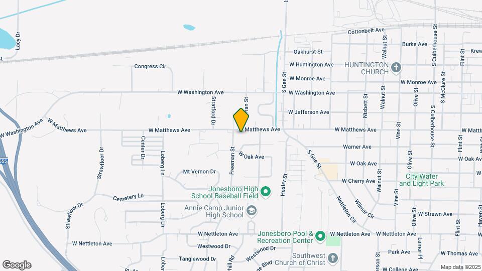 1723 West Matthews Ave Map and Location Details