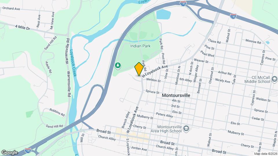 415 N Loyalsock Ave Map and Location Details