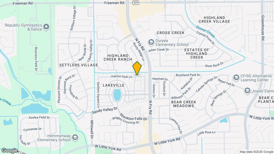 20541 Patriot Park Ln Map and Location Details