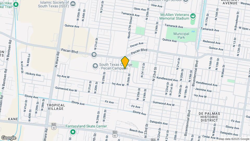 1104 N 27th St Map and Location Details