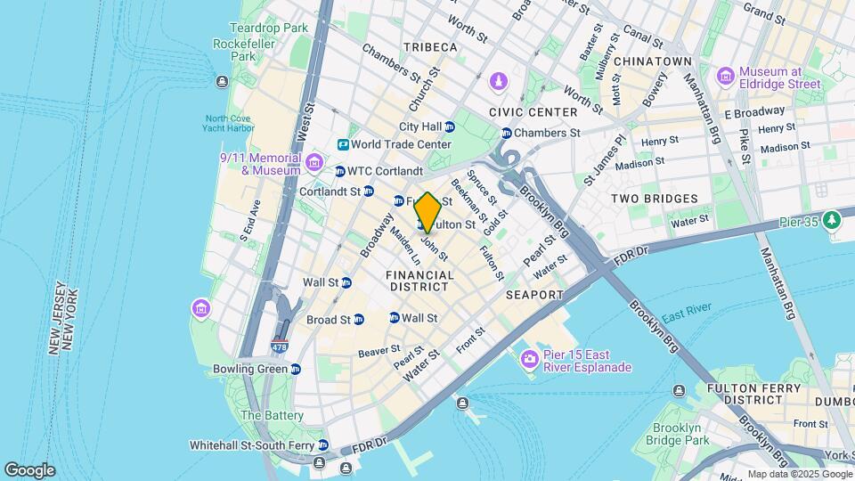 45 John St Mapa y Detalles de la Ubicación
