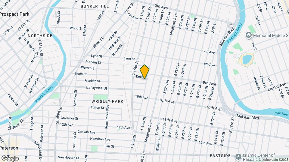 402 E 18th St, Unit 402 e 18th st. unit # 2 Map and Location Details