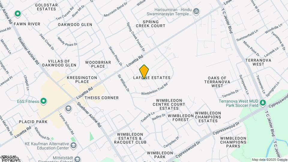 16627 Aldenham Pl Map and Location Details