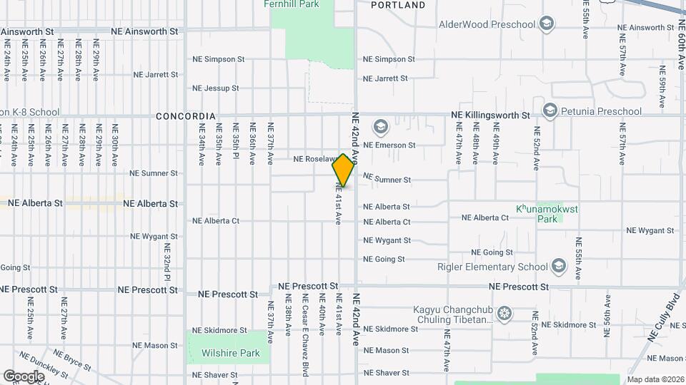 5030 NE 41st Ave Map and Location Details