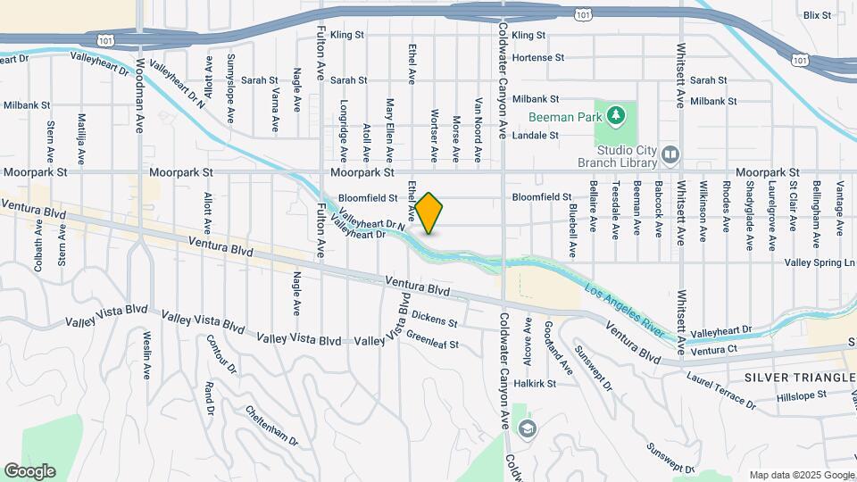 13041 Valleyheart Dr Map and Location Details