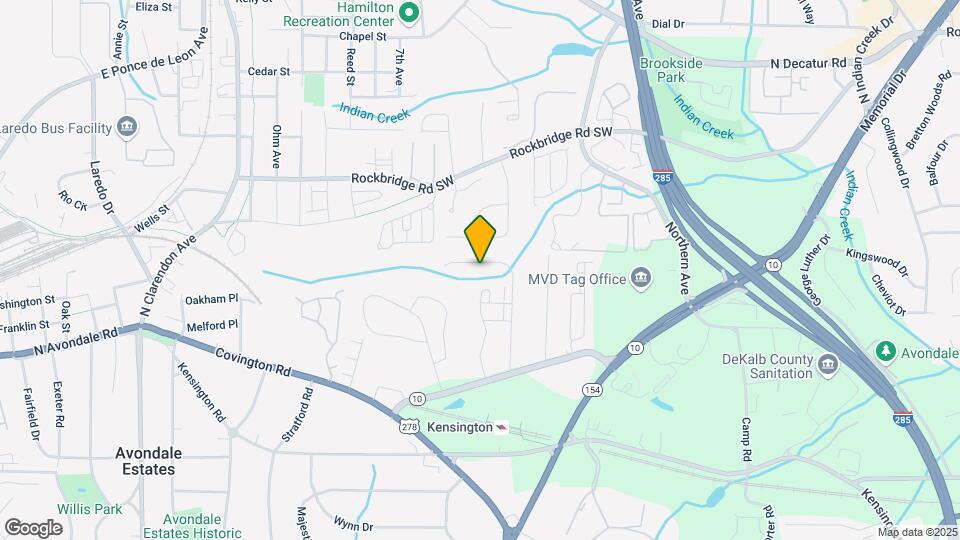 687 Avondale Creek Dr. Map and Location Details