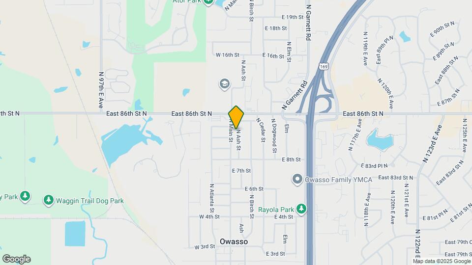 1004 N Ash St Map and Location Details