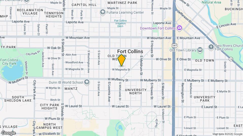 528 W Magnolia St Map and Location Details