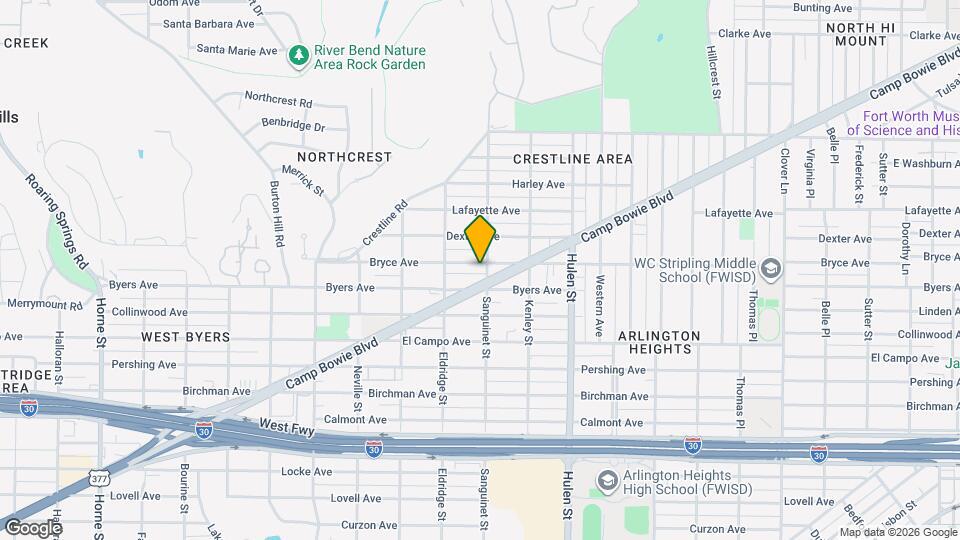 4805 Bryce Ave Map and Location Details