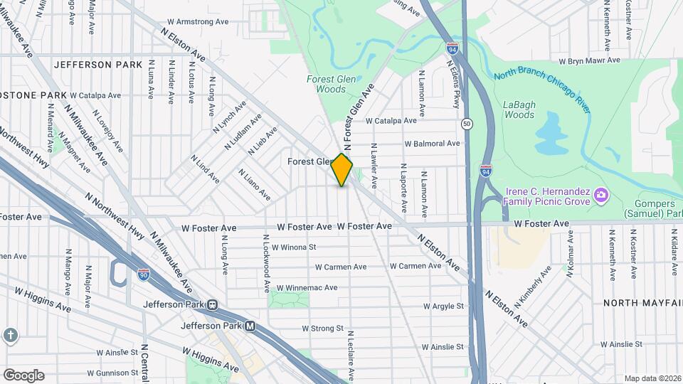 5254 N Leclaire Ave, Unit 2 Mapa y Detalles de la Ubicación