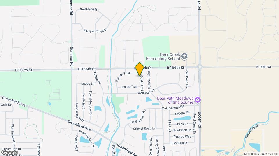 15543 Dusty Trail Mapa y Detalles de la Ubicación