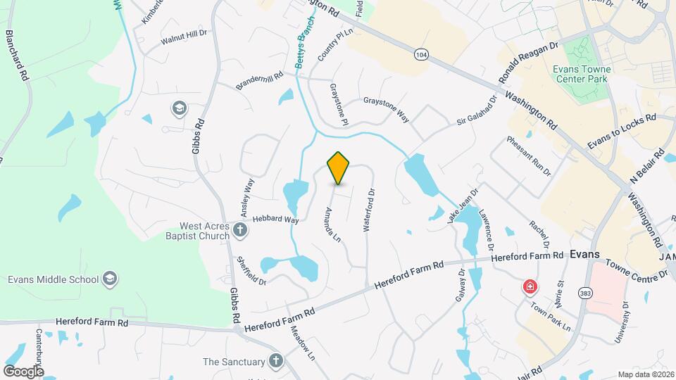 4517 Crosland Dr Map and Location Details