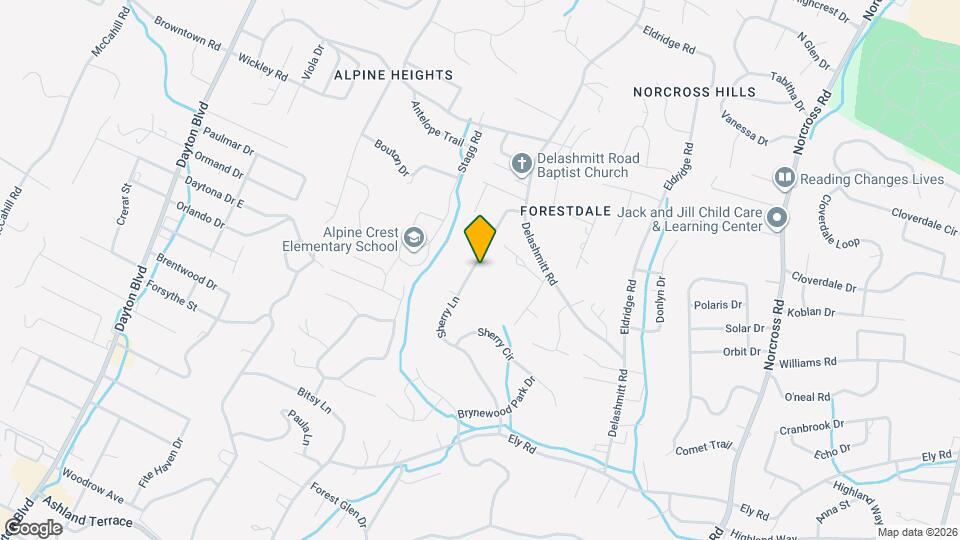 4630 Sherry Ln Map and Location Details