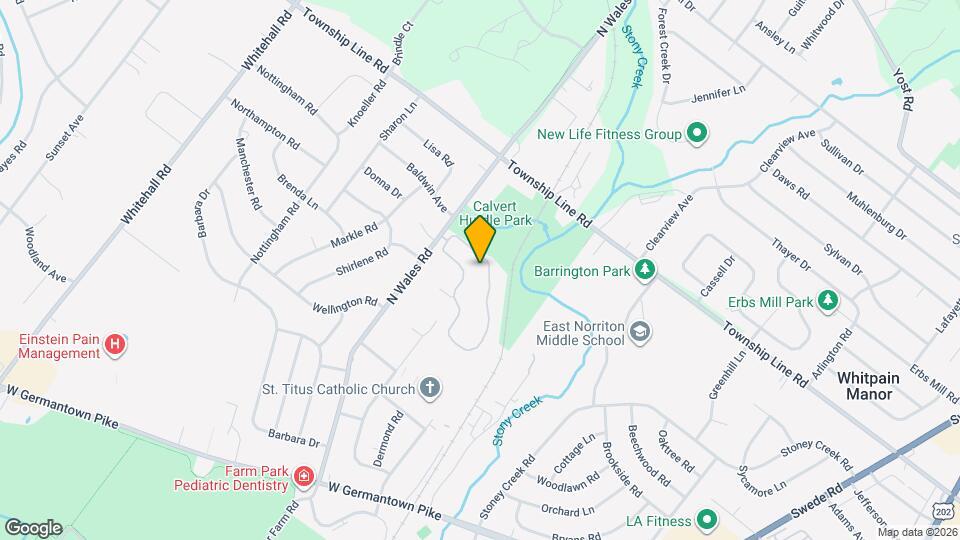 202 Stony Way Mapa y Detalles de la Ubicación