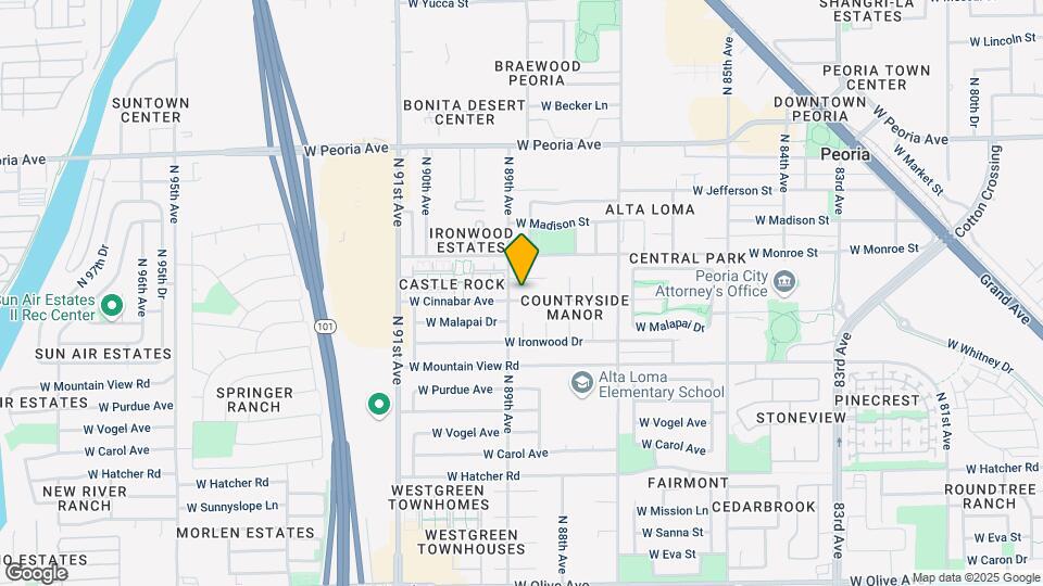8838 W Cinnabar Ave Map and Location Details