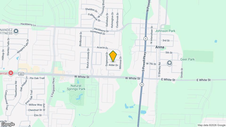 800 Alder Dr Map and Location Details