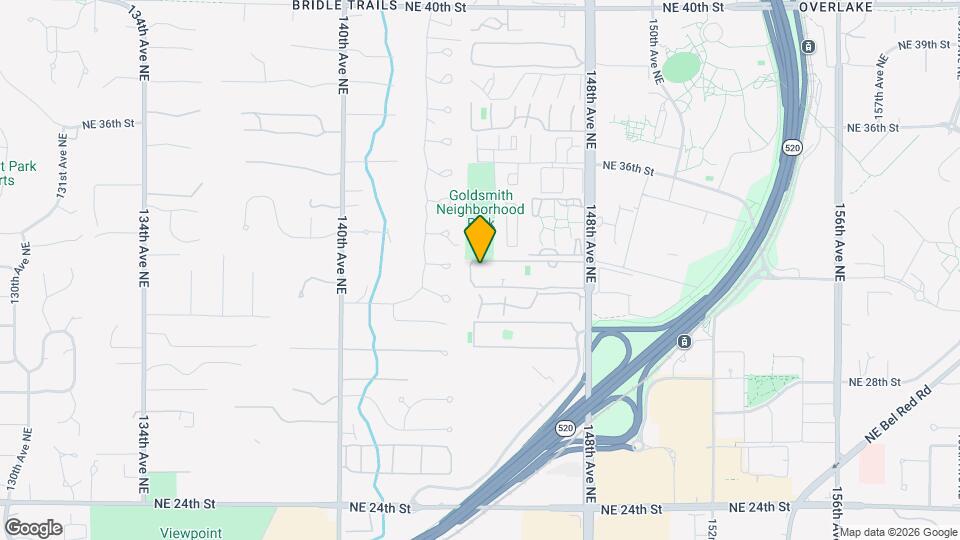 14405 NE 32nd St, Unit K102 Map and Location Details