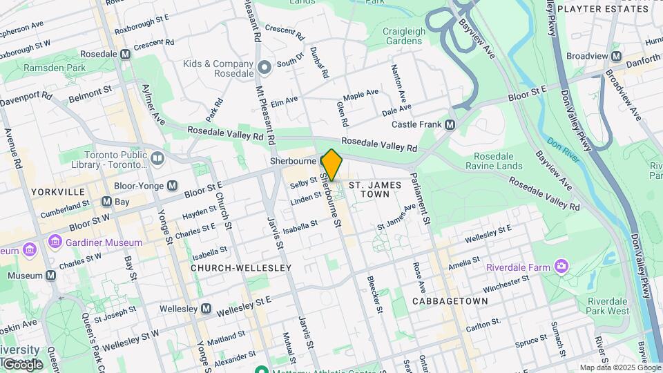 595-597 Sherbourne St Map and Location Details