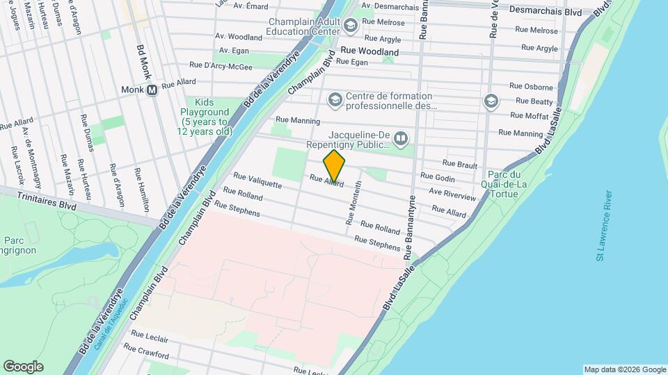 1208-1214 Allard Rue Map and Location Details