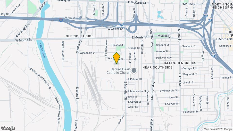 1432 S Illinois St Map and Location Details